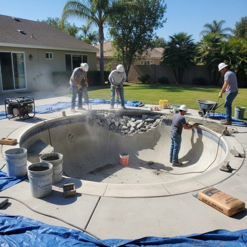 Concrete Pool Patio Repair